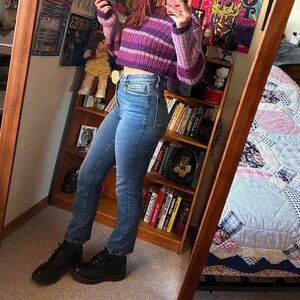 Good American High Rise Blue Jeans